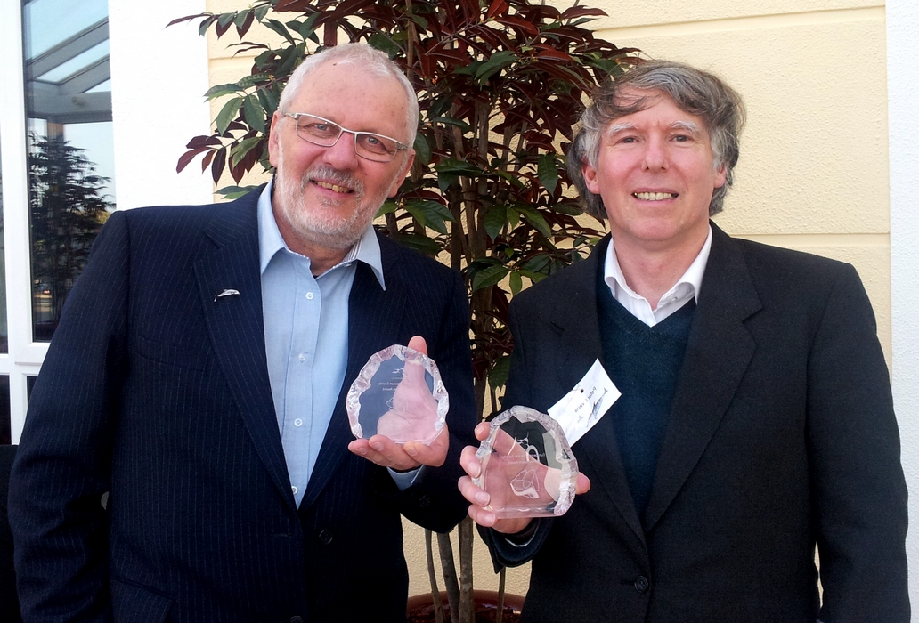 Laureaci ECS Conservation Award - Krzysztof Skóra i Peter Evans